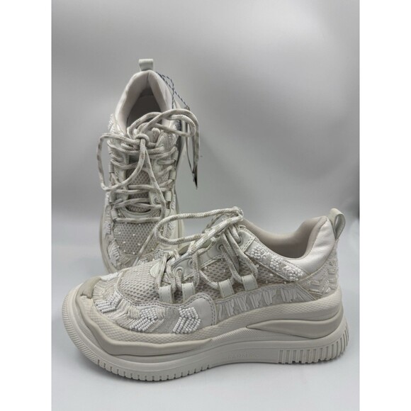 FARM Rio Women's Lace Up Low Top Chunky Platform Sneakers Size 8